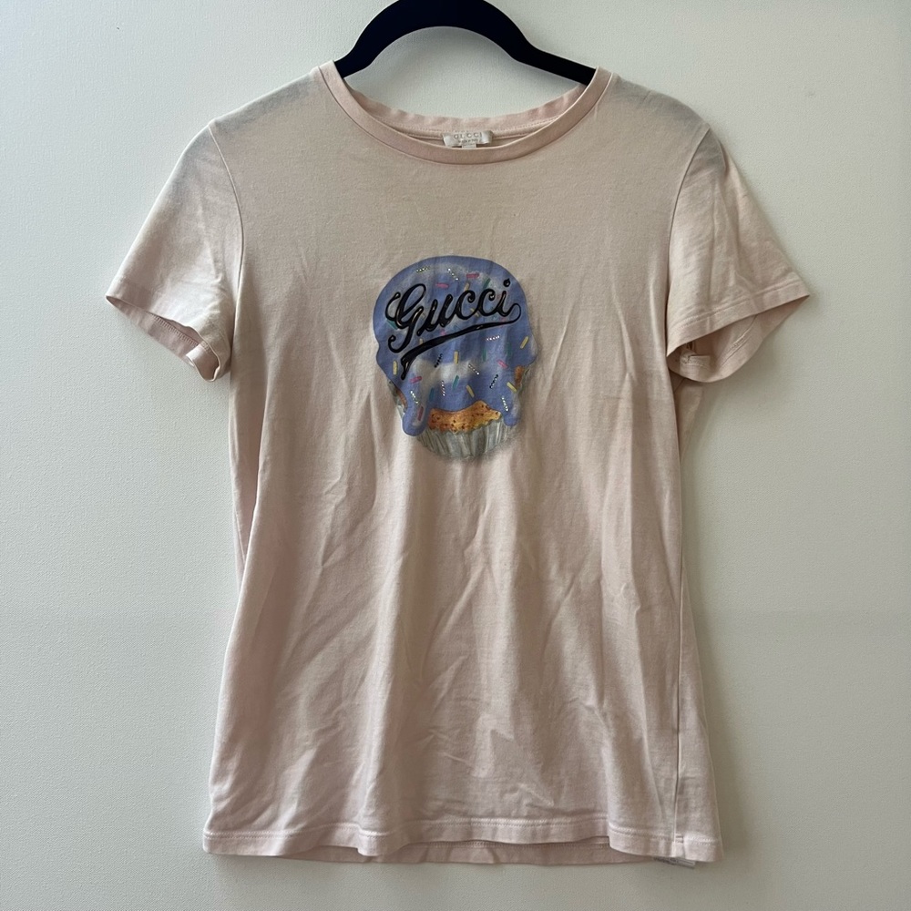 Gucci Cupcake Logo Baby Tee